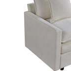 33.07 Upholstered Arm Chair with Solid Wood Frame