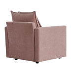 33.07 Upholstered Arm Chair with Solid Wood Frame