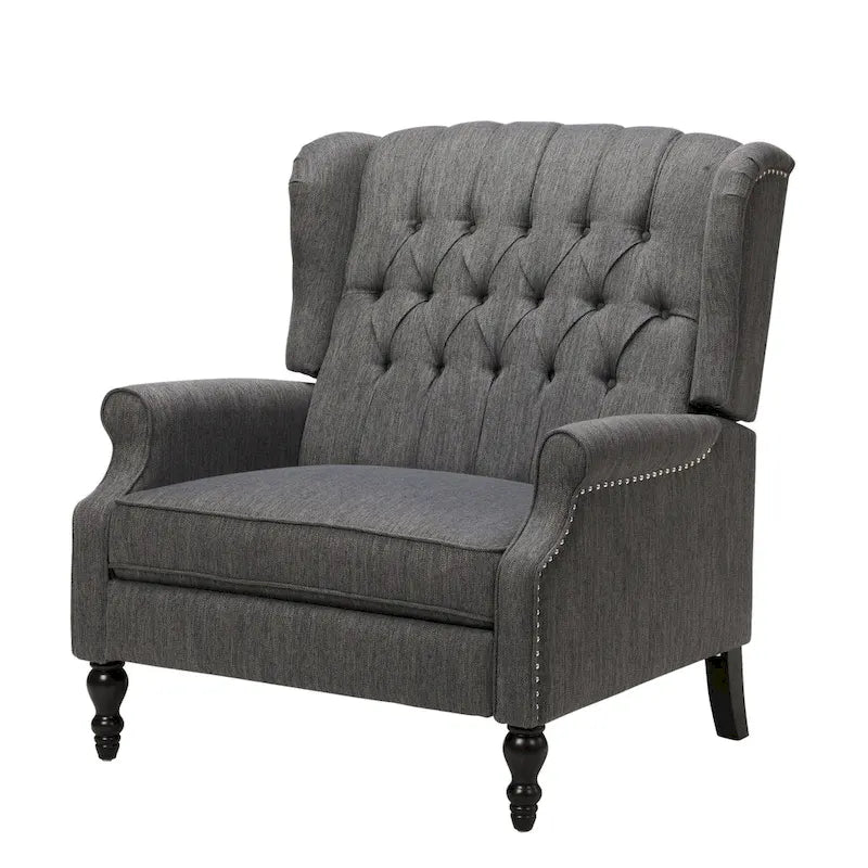 One And Half Seater Recliner, Adjustable Oversized Recliner with Wingback