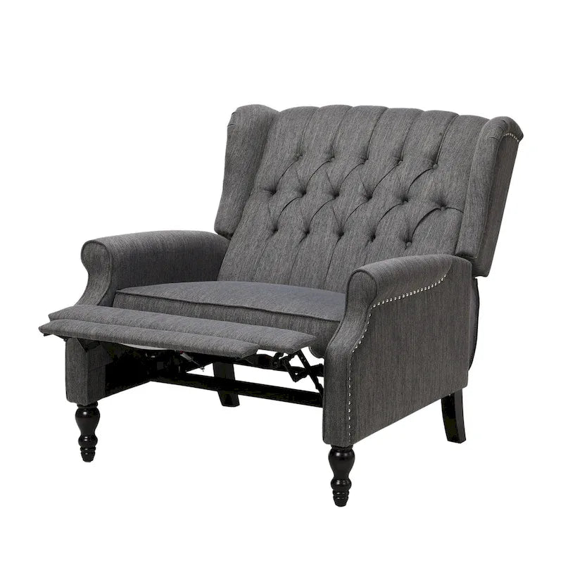 One And Half Seater Recliner, Adjustable Oversized Recliner with Wingback