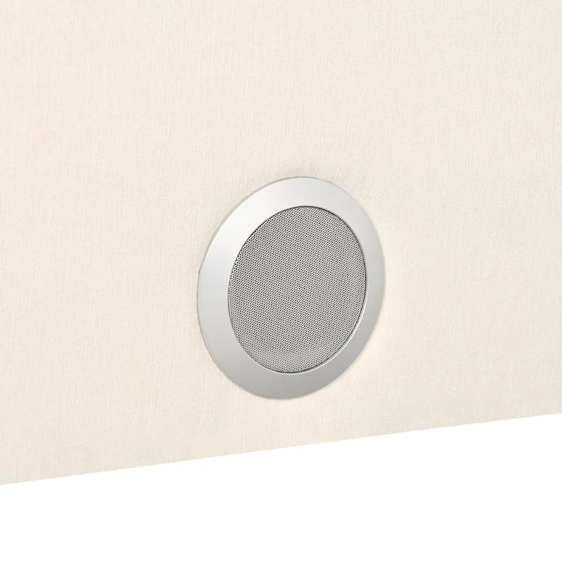 Beige Chenille Modular Sectional Sofa with USB, Bluetooth & Storage