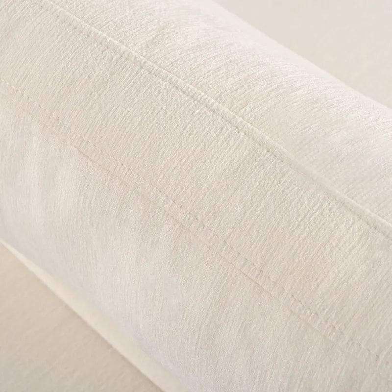 Beige Chenille Modular Sectional Sofa with USB, Bluetooth & Storage