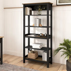 Bush Furniture Mayfield Tall 5 Shelf Bookcase with Adjustable Shelves