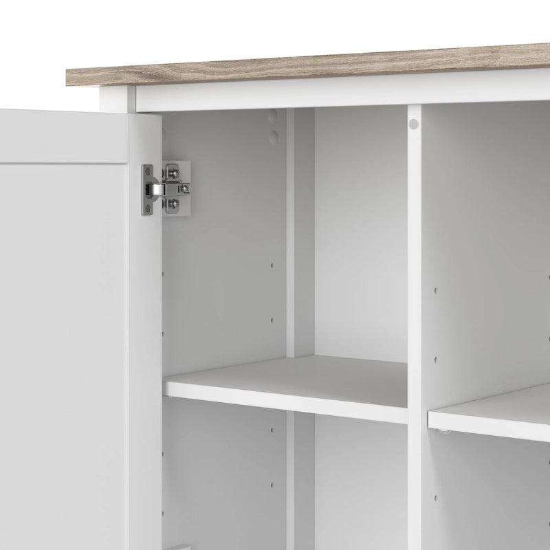 Bush Furniture Mayfield Accent Cabinet with Doors and Storage