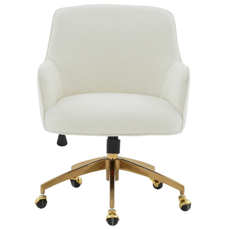 SAFAVIEH Couture Gregg Adjustable Swivel Desk Chair - 26.5 W x 27.8 L x 33.3 H - 26Wx28Dx35H