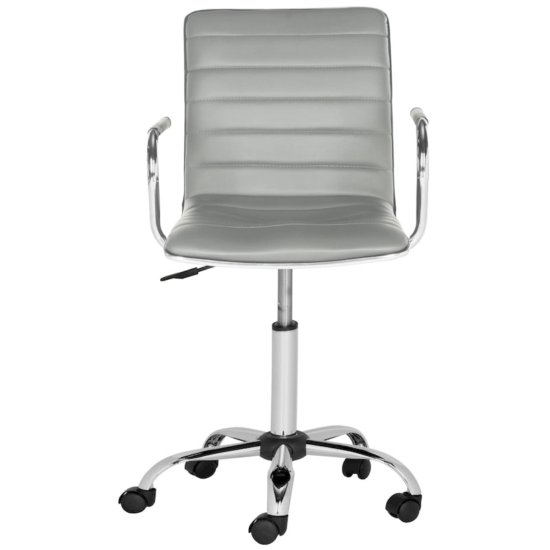 SAFAVIEH Kendra White Adjustable Height Office Desk Chair - 22.4 x 19.9 x 35.9 - 22.4 x 19.9 x 35.9 - 22Wx23Dx40H