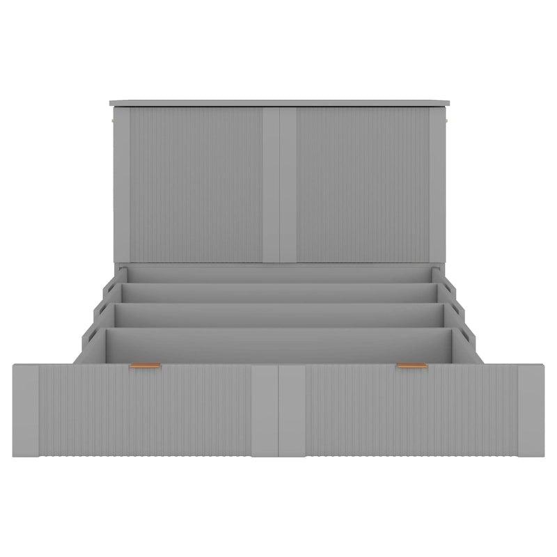 Full Size Murphy Bed with drawer and a set of Sockets & USB Ports