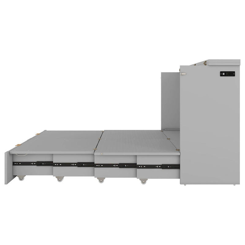 Full Size Murphy Bed with drawer and a set of Sockets & USB Ports