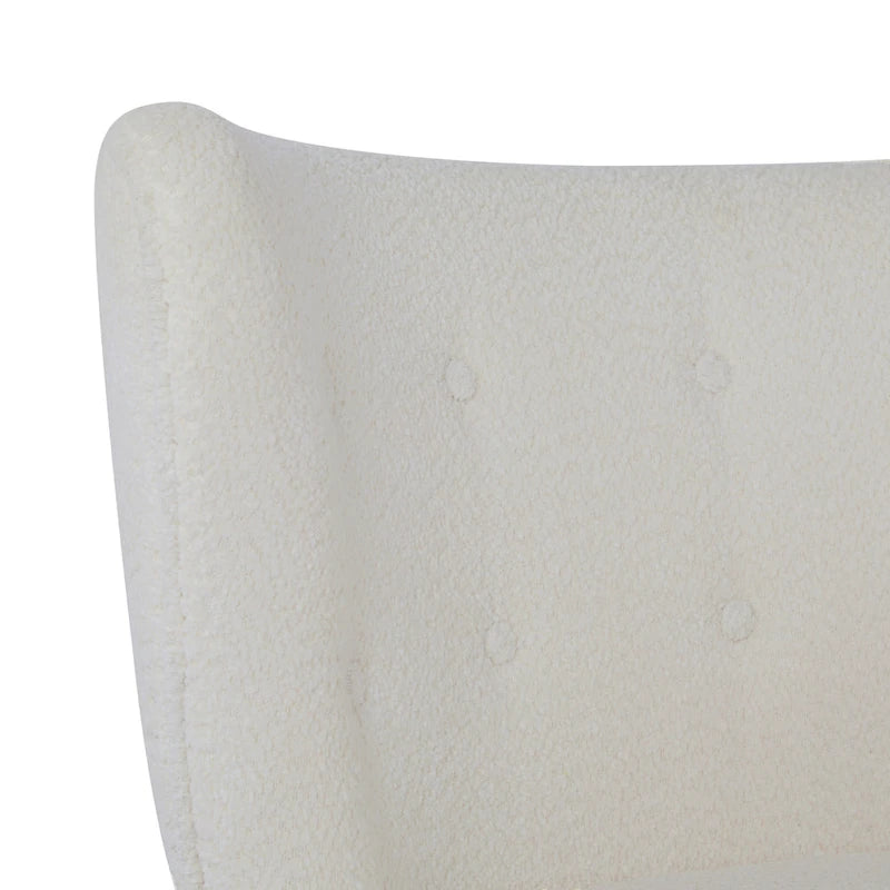 Christopher Knight Home - Camille Modern Upholstered Armless Accent Chair with Plush Seating and Solid Wood Frame