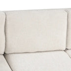 108.6 Chenille U-Shaped Sectional Sofa Bed with USB Ports, Storage Chaise, and 3 Back Pillows