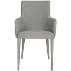 SAFAVIEH Elois Mid-Century Dining Modern White Arm Chair - 23.6 W x 21.6 L x 35.5 H - 24Wx22Dx36H