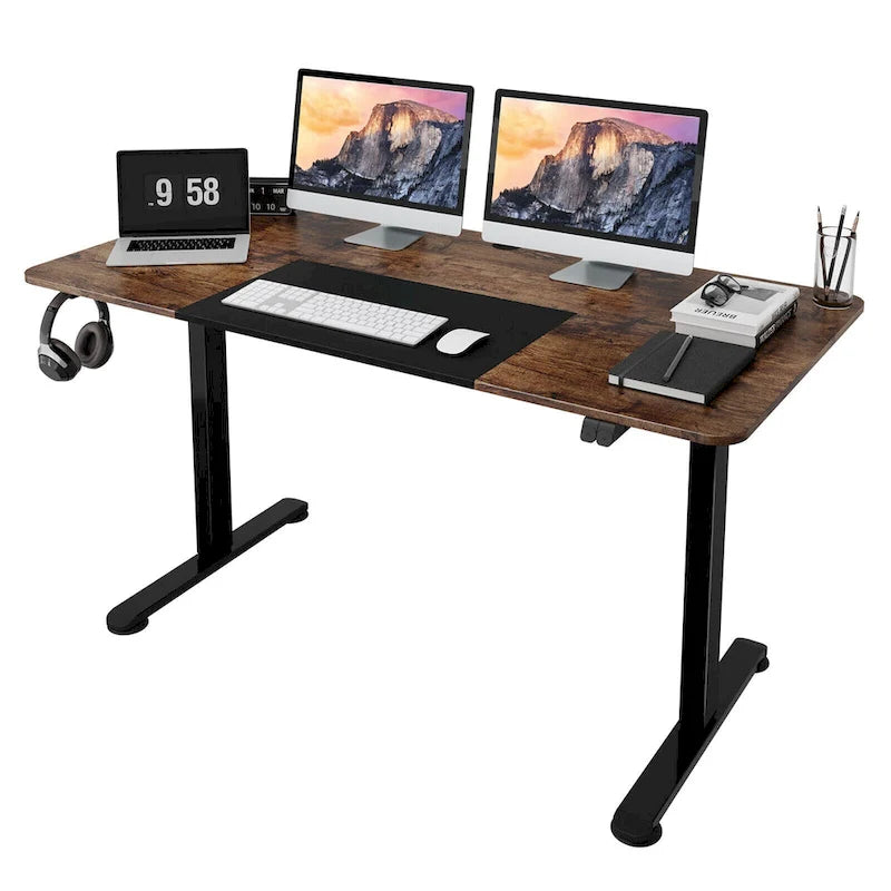 Gymax 55 Electric Standing Desk Height Adjustable Home Office Table