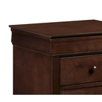 Traditional Solid Wood Nightstands, Bedroom Bedside Storage Cabinet, Living Room Side Table with Drawers, Entry Side Table