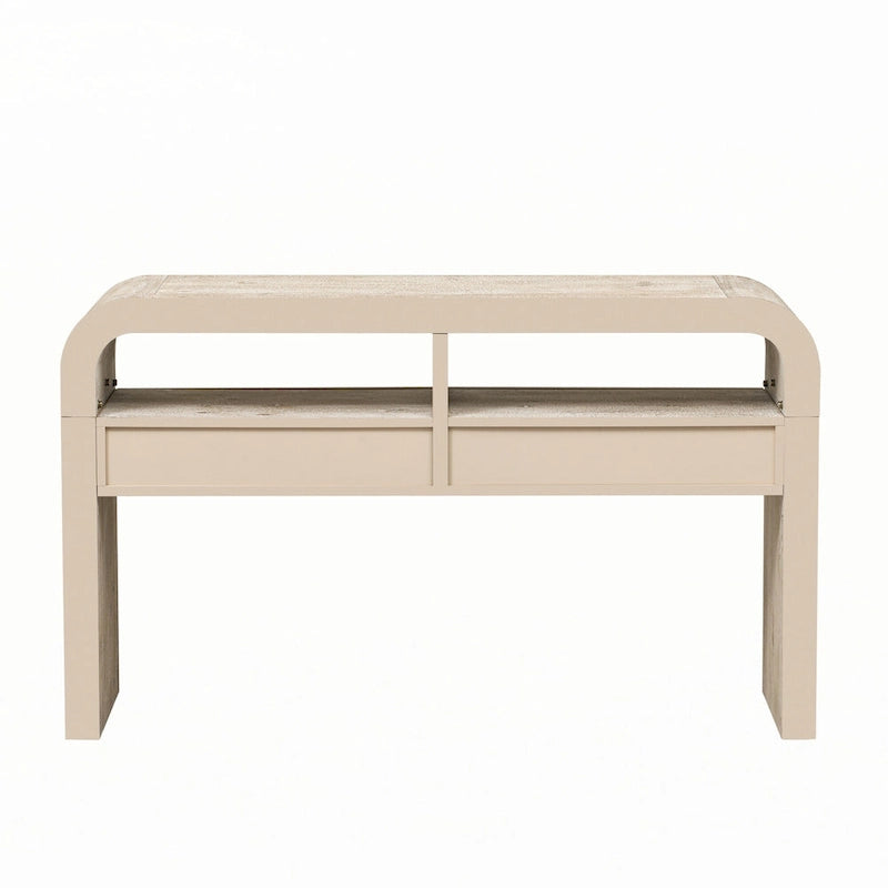 Console Table Entryway Table, Natural Wood Wash