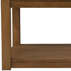 30 Contemporary Wooden Coffee Table with Faux Marble Top and Storage Shelves for Living Room - 18.25 H x 30 W x 30 D