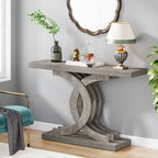 Console Tables for Entryway, Farmhouse 39 Wooden Sofa Table
