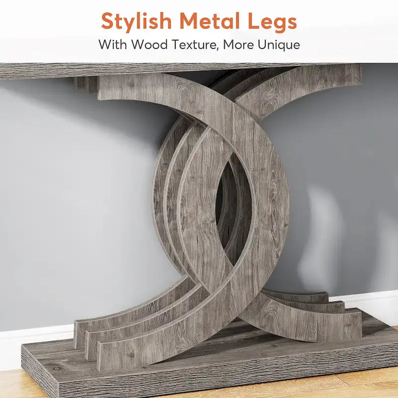 Console Tables for Entryway, Farmhouse 39 Wooden Sofa Table