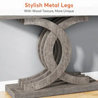 Console Tables for Entryway, Farmhouse 39 Wooden Sofa Table