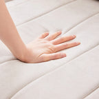 L-Shaped Modular Sectional Sofa, Upholstered Deep Seat Cloud Couch