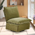 28.74 Chenille Upholstered 360 Swivel Rocking Chair