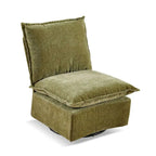 28.74 Chenille Upholstered 360 Swivel Rocking Chair