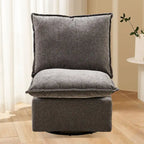 28.74 Chenille Upholstered 360 Swivel Rocking Chair