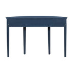 51.1 Modern Curved Console Table with Vertical Stripe Drawer Fronts for Entryway, Hallway, Living Room