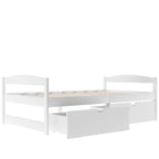 Twin size platform bed