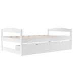 Twin size platform bed