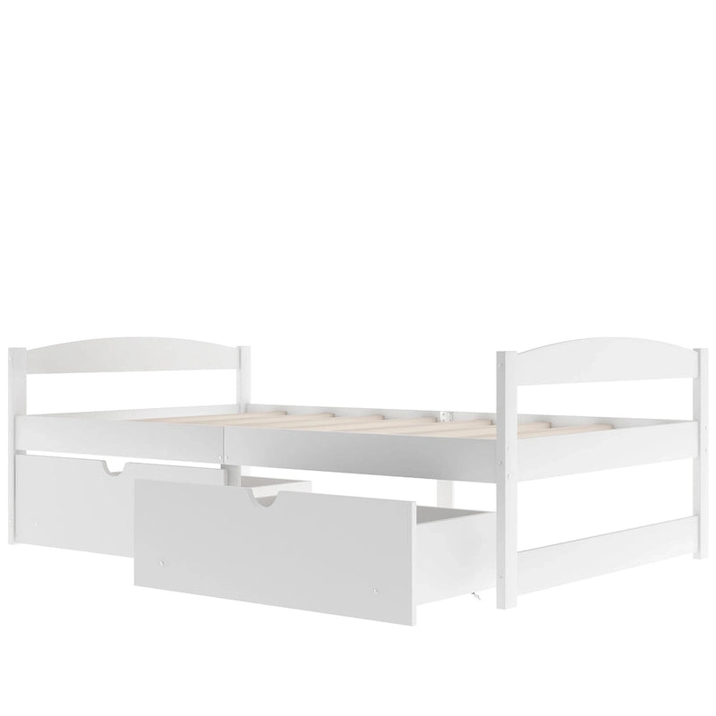 Twin size platform bed