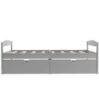 Twin size platform bed