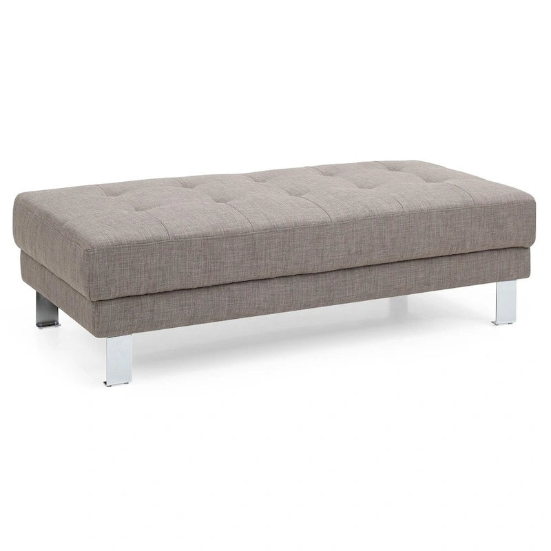 Twill Oversized Ottoman