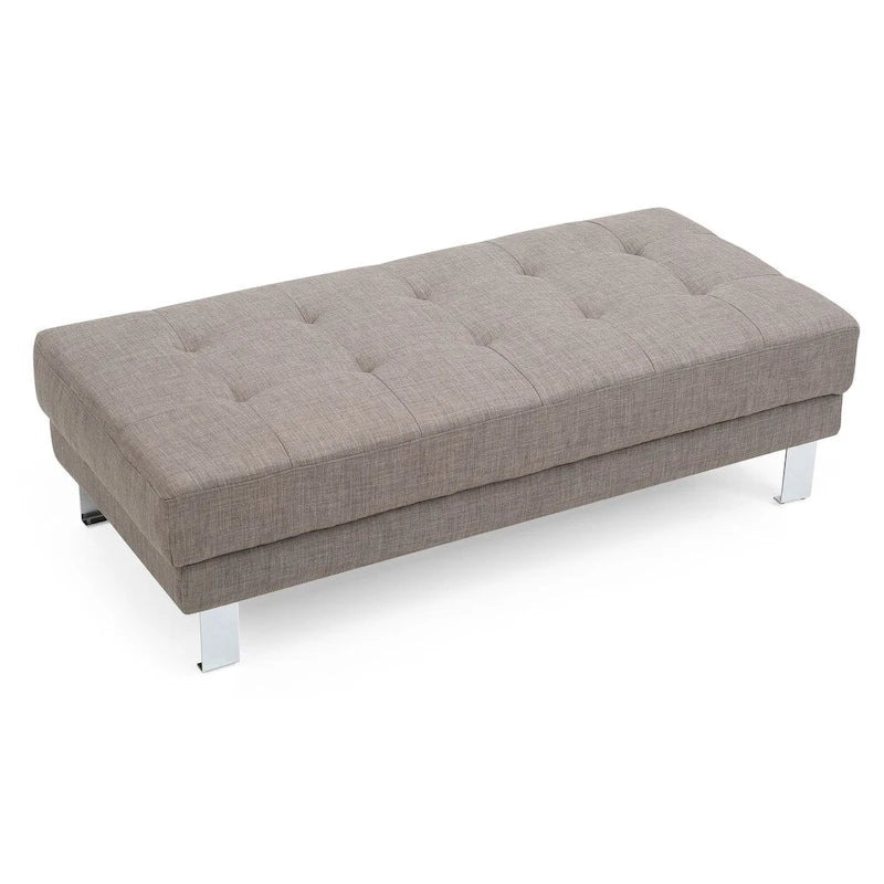 Twill Oversized Ottoman