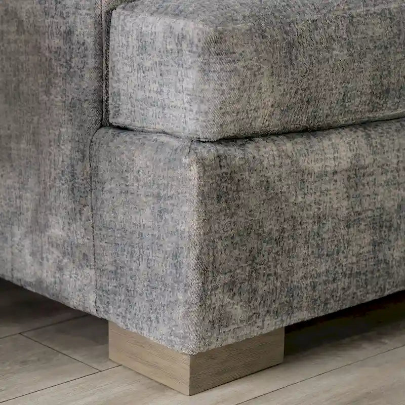 Nort Transitional Fabric Upholstered Flared Arms 2-Piece Sofa Set by Furniture of America