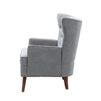 Alpheus Accent Armchair with Nailhead Trim by HULALA HOME