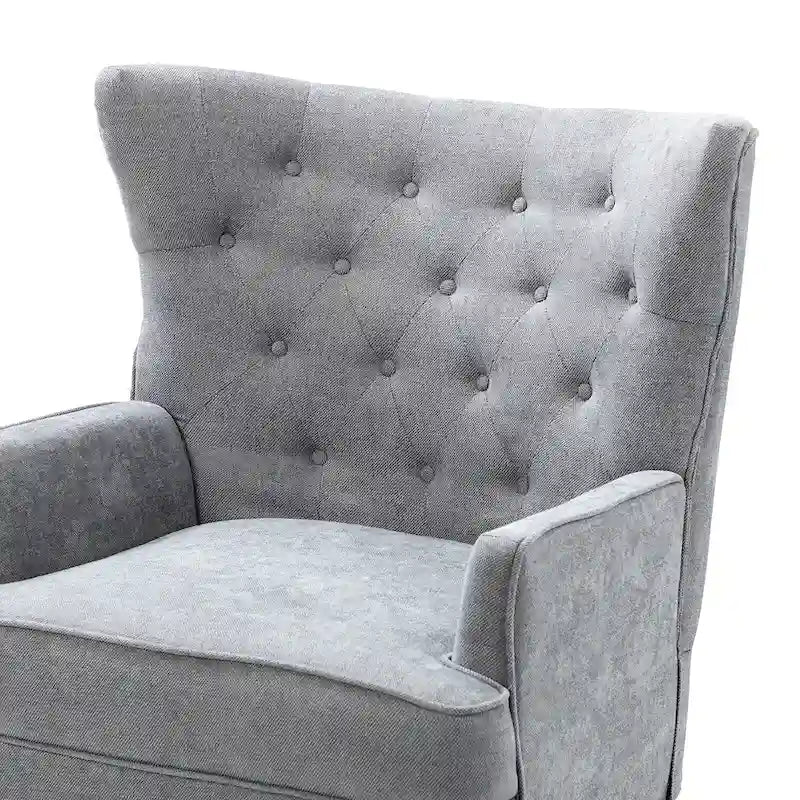 Alpheus Accent Armchair with Nailhead Trim by HULALA HOME
