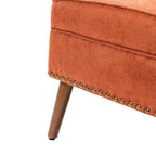 Alpheus Accent Armchair with Nailhead Trim by HULALA HOME