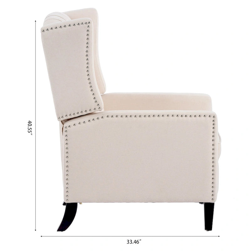 27 Wide Manual Wing Chair Recliner