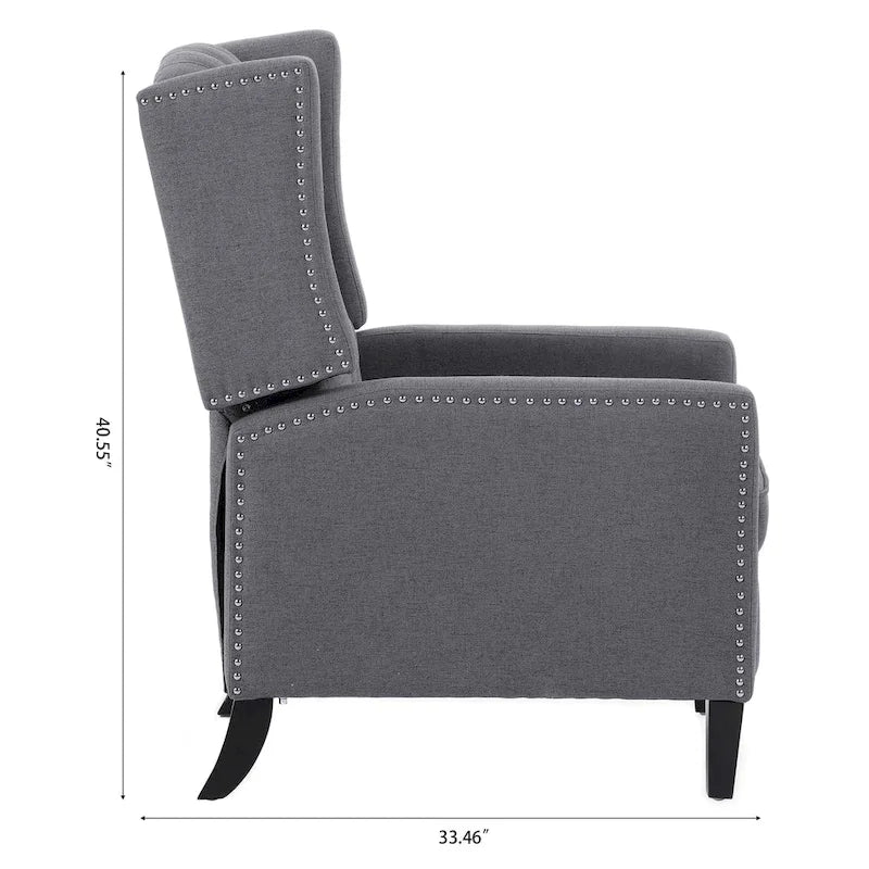 27 Wide Manual Wing Chair Recliner