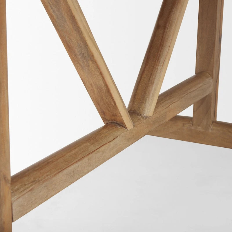 Viktor 84 Light Brown Solid Wood Dining Table - 84L x 42W x 30H