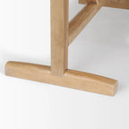 Viktor 84 Light Brown Solid Wood Dining Table - 84L x 42W x 30H