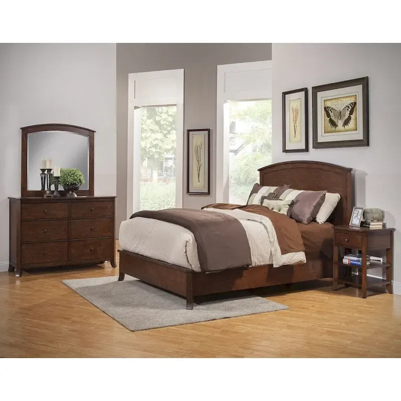 Alpine Furniture Baker Panel Bed