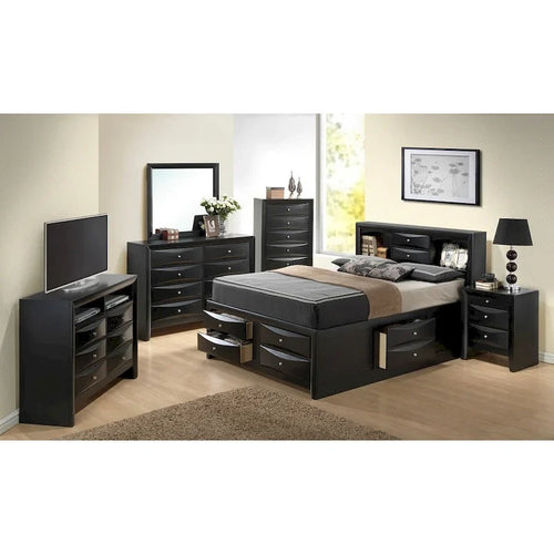 Bed photo - 49 inches in height Modern Panel Bed