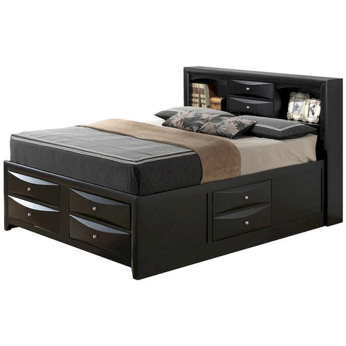 49 inches in height Modern Panel Bed