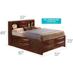Marilla Full Panel Beds