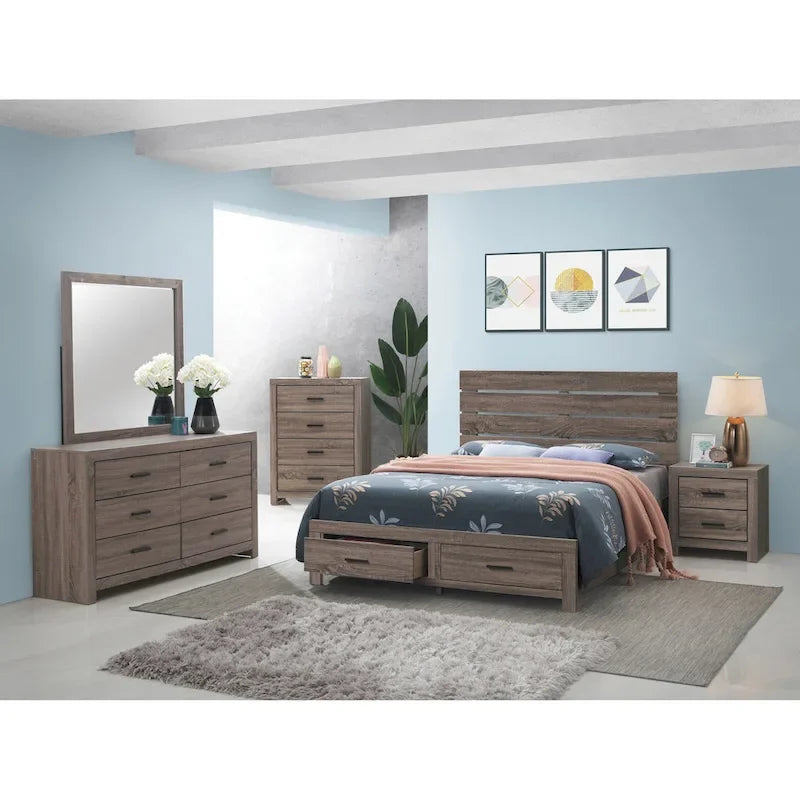 Geary 2-drawer Platform Storage Bed