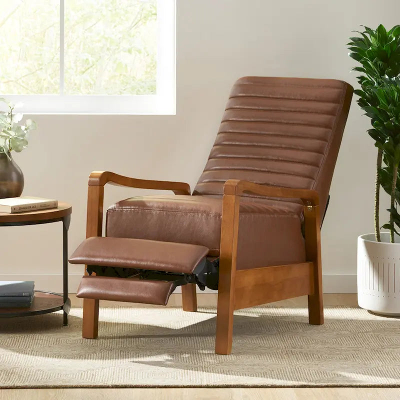 Munro Channel Stitch Pushback Recliner by Christopher Knight Home