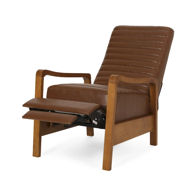 Munro Channel Stitch Pushback Recliner by Christopher Knight Home