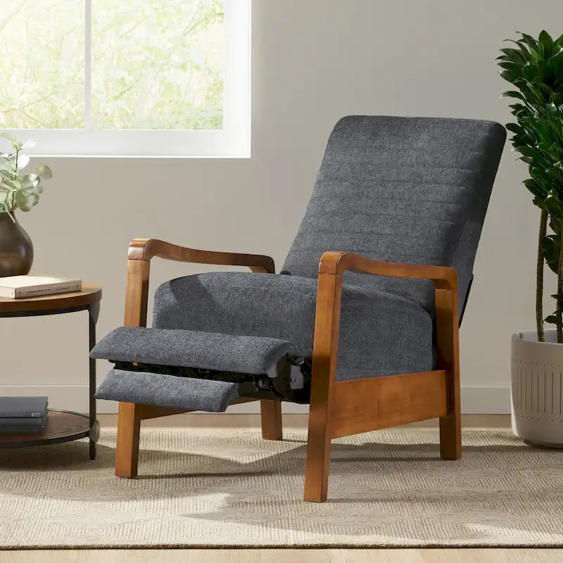 Munro Channel Stitch Pushback Recliner by Christopher Knight Home