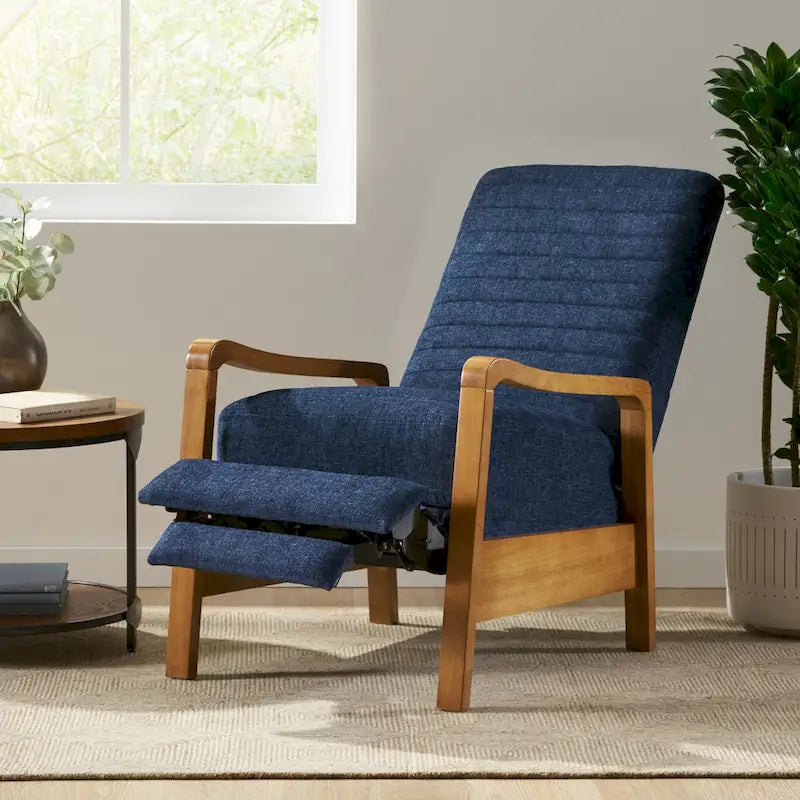 Munro Channel Stitch Pushback Recliner by Christopher Knight Home